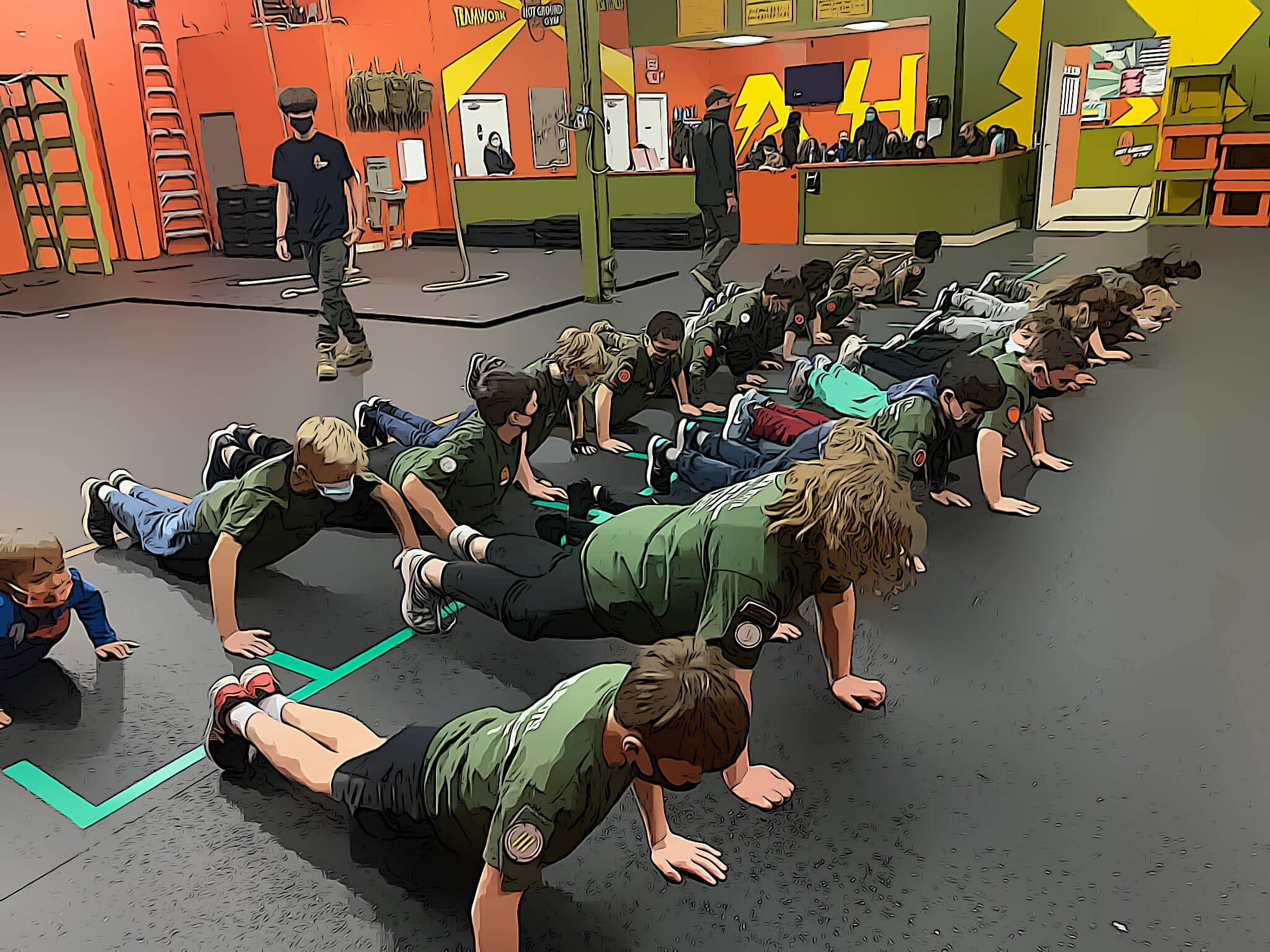 Children’s Fitness Activities in Arlington Heights, IL Hot Ground Gym